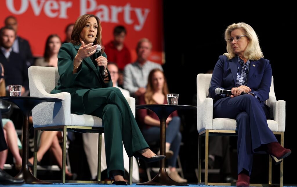 Harris Makes Her Play for Suburban Women Voters