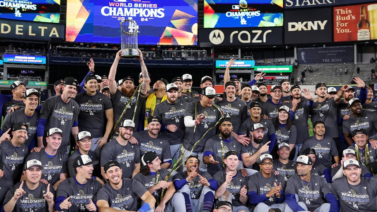 Dodgers Parade Through Downtown L.A. To Celebrate World Series