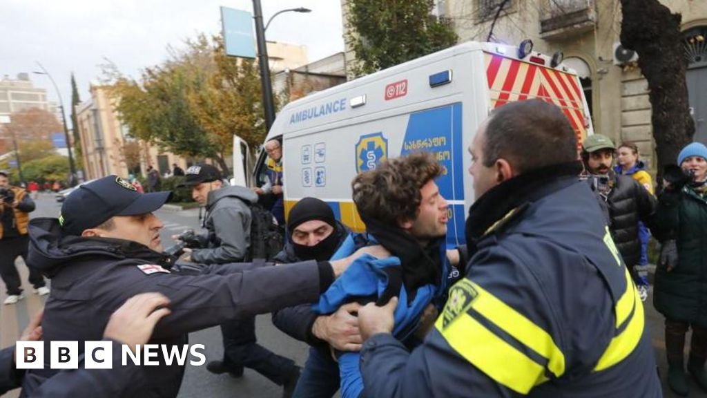 Georgian police clear protesters challenging ‘stolen’ election