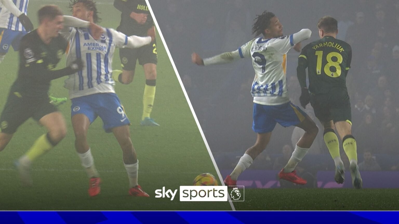 Ref Watch: Brighton forward Joao Pedro ‘astonishingly’ escapes red card for elbow against Brentford | Football News