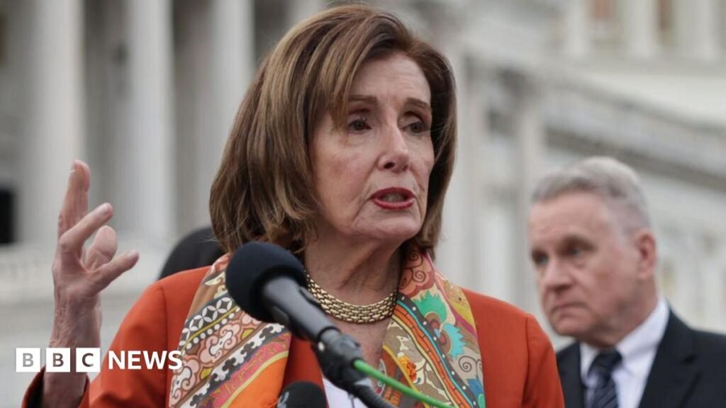 Nancy Pelosi in hospital after injury on overseas trip