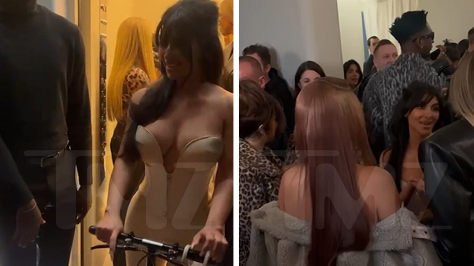 Close-Up Video Shows Kim Kardashian With Guests Inside SKIMS Event