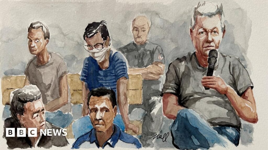 The 50 men accused in mass rape of Gisèle Pelicot