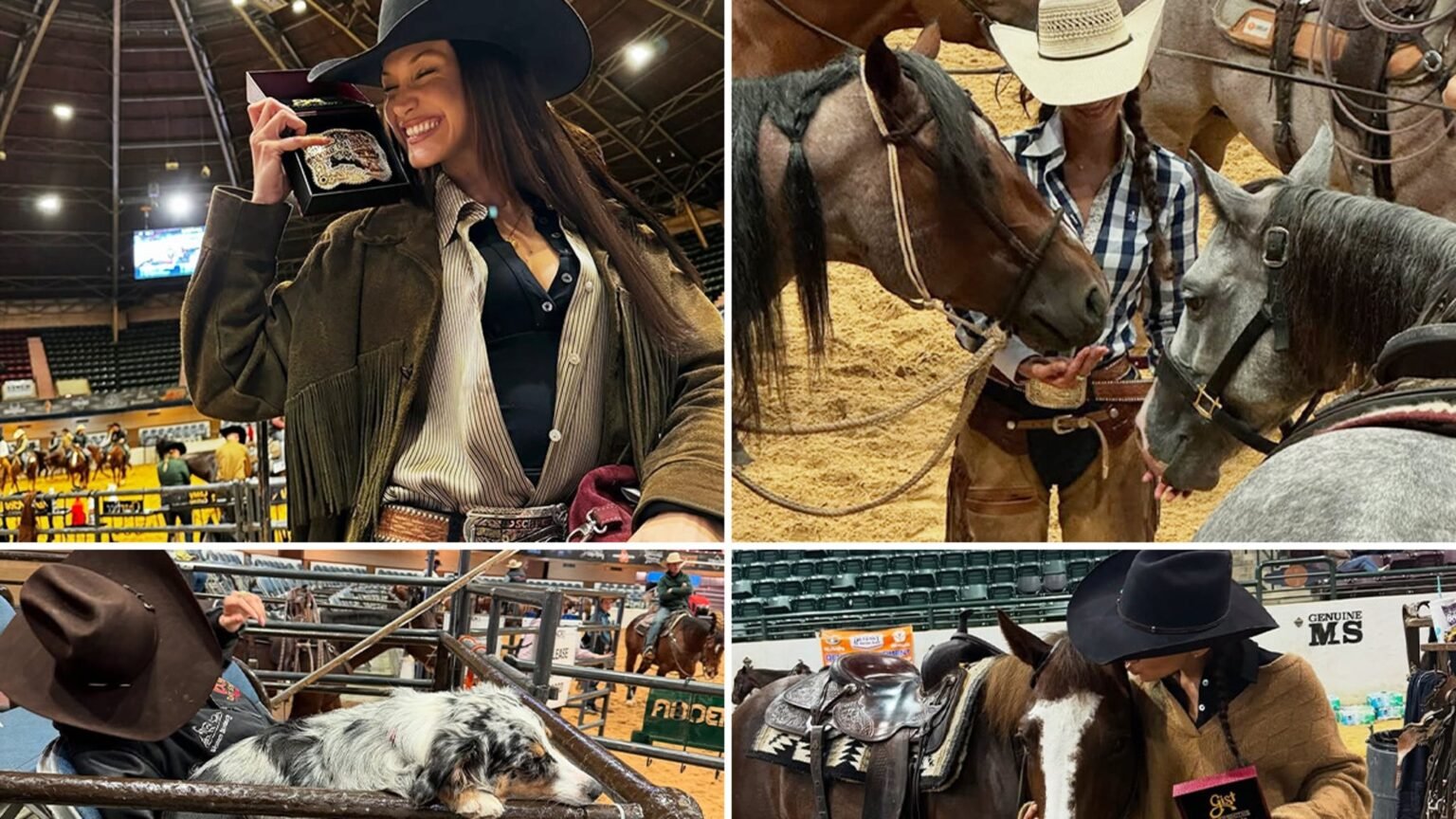 Bella Hadid Rides Into Rookie of the Year for Horse Cutting