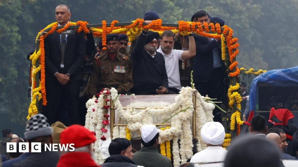 Manmohan Singh: Former India PM mourned in state funeral