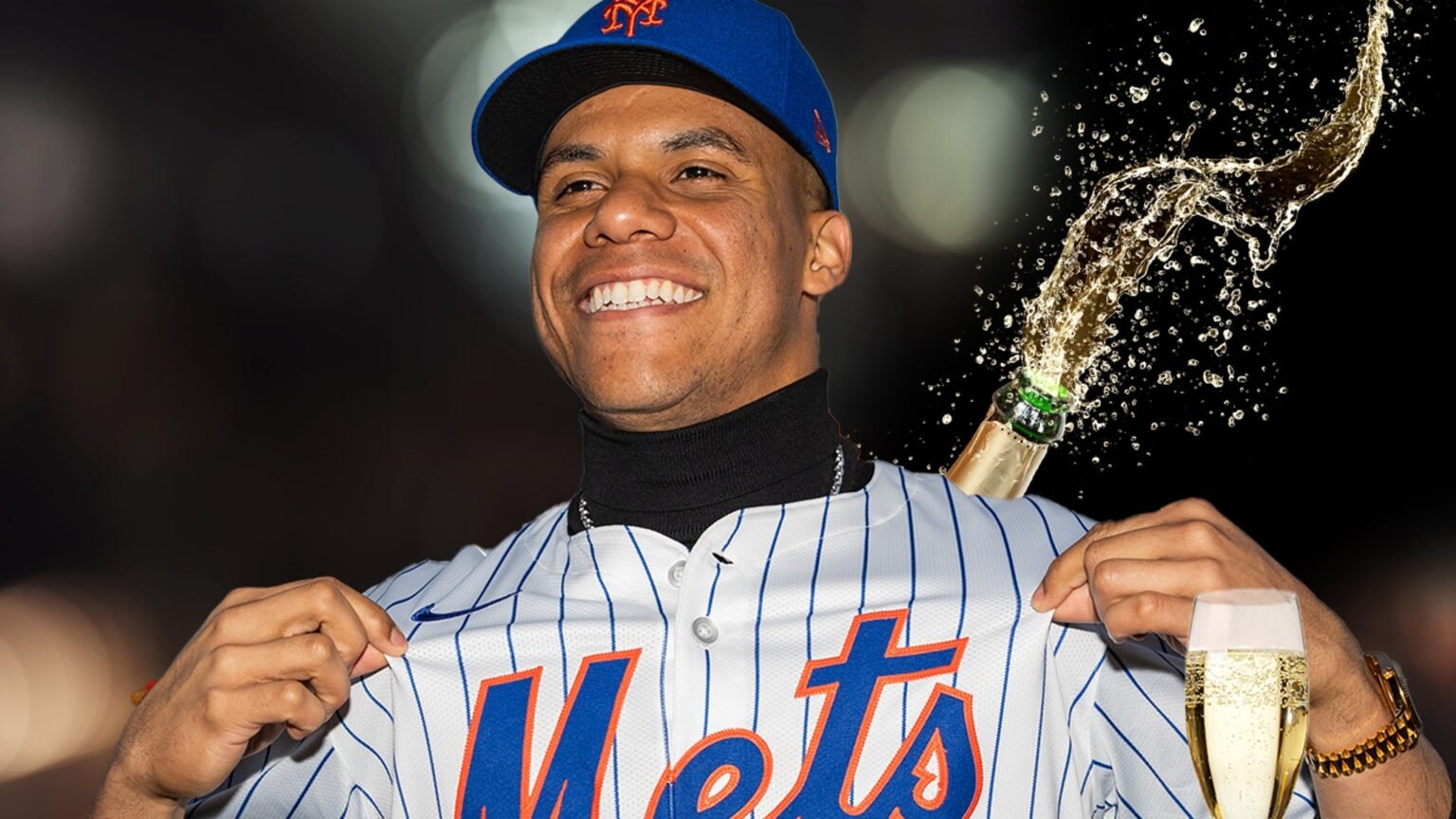 Juan Soto Celebrates Mets Signing With Steak, Champagne
