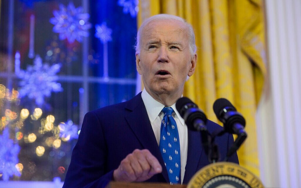 ‘Capacity for faith is light of the Jewish people’: Biden marks start of Hanukkah