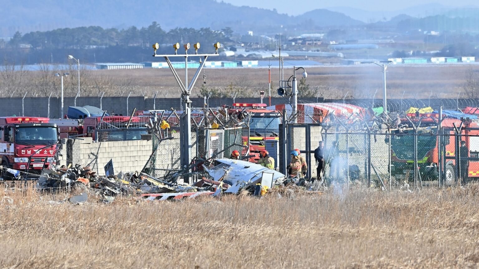 At least 47 dead after jet veers off runway in South Korea