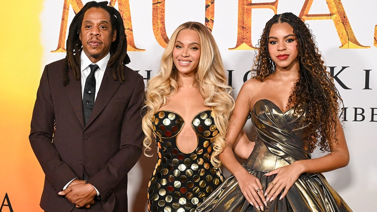 Jay-Z Attends ‘Mufasa’ Premiere With Beyonce and Blue Ivy Amid Rape Lawsuit