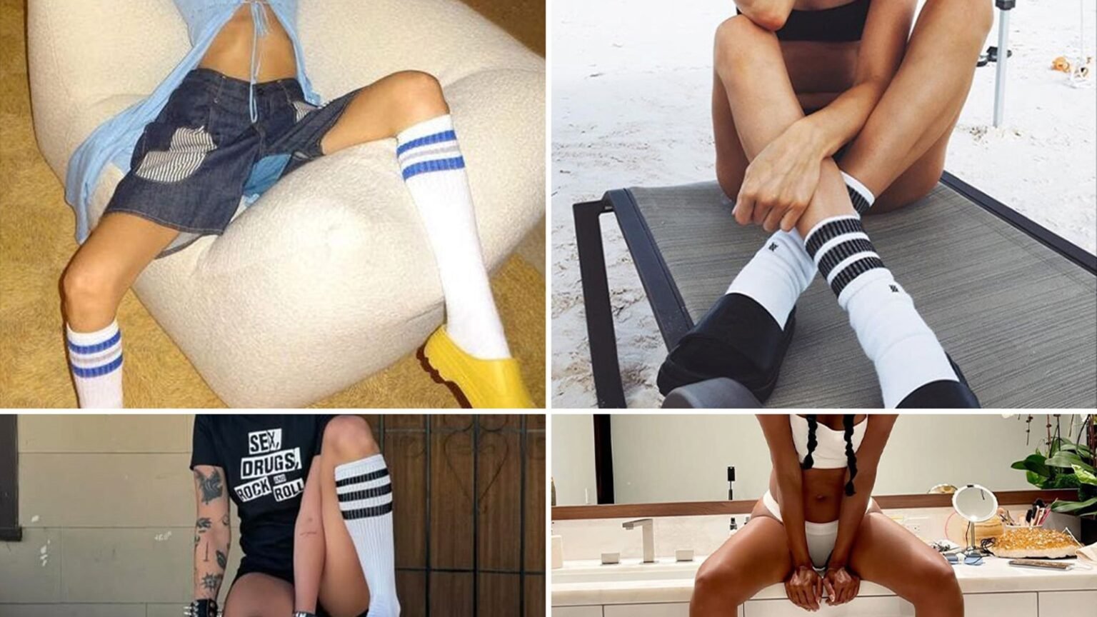 Babes In Tube Socks, Guess Who For National Sock Day