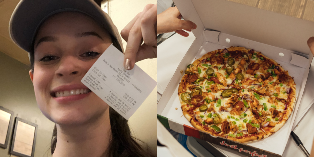 Gen Z grad landed an internship by wearing her university baseball cap to her pizza joint job. Now she works at Cisco