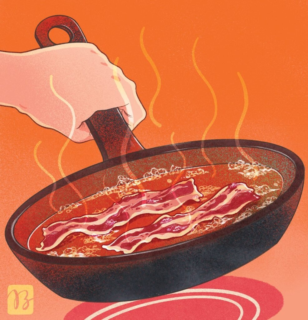 Delicious Bacon Highlights Food That Enraptures Our Senses but Endangers Our Health