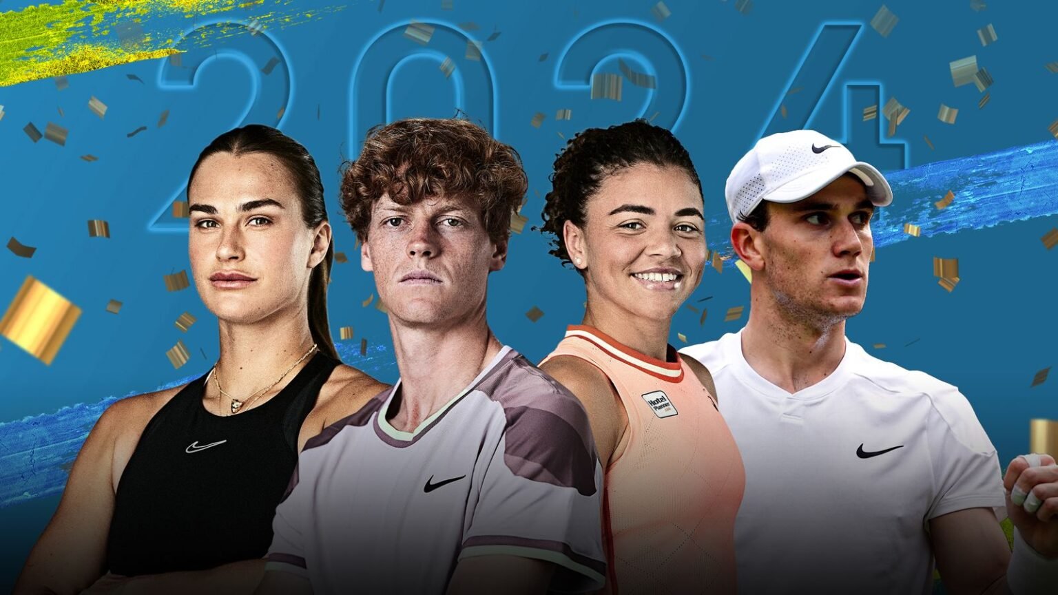 Tennis review of 2024: Jannik Sinner, Aryna Sabalenka and Jack Draper up for awards | Tennis News