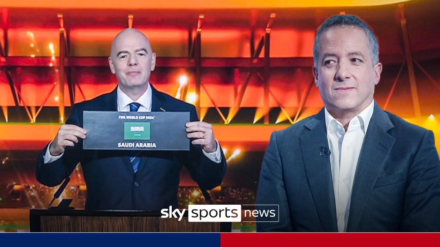 Saudi Arabia unveiled as WC2034 hosts in BIZARRE fashion | 'What have we just witnessed?'