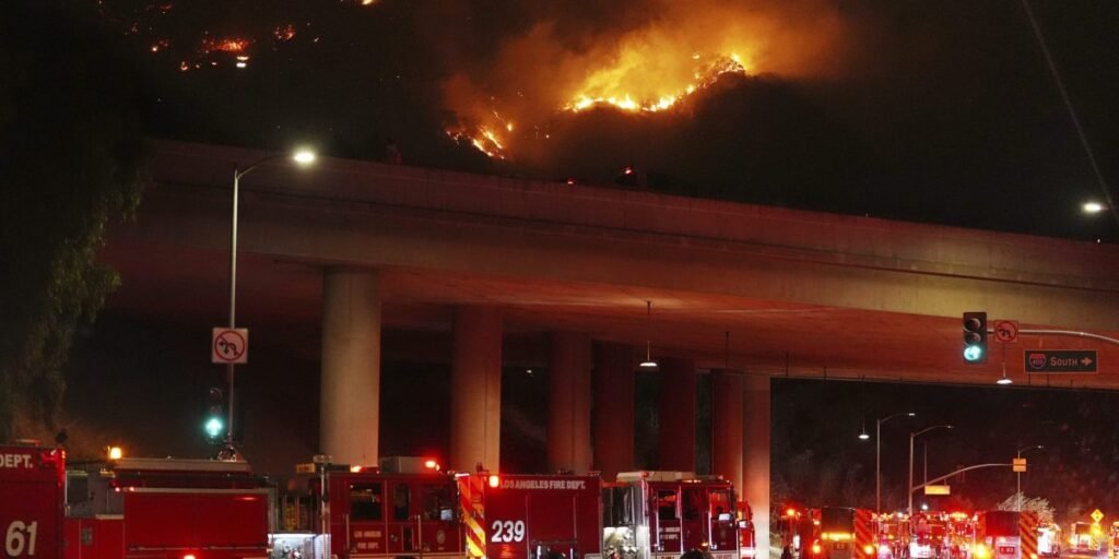 New fires erupt in Southern California as progress is made on huge fire north of Los Angeles