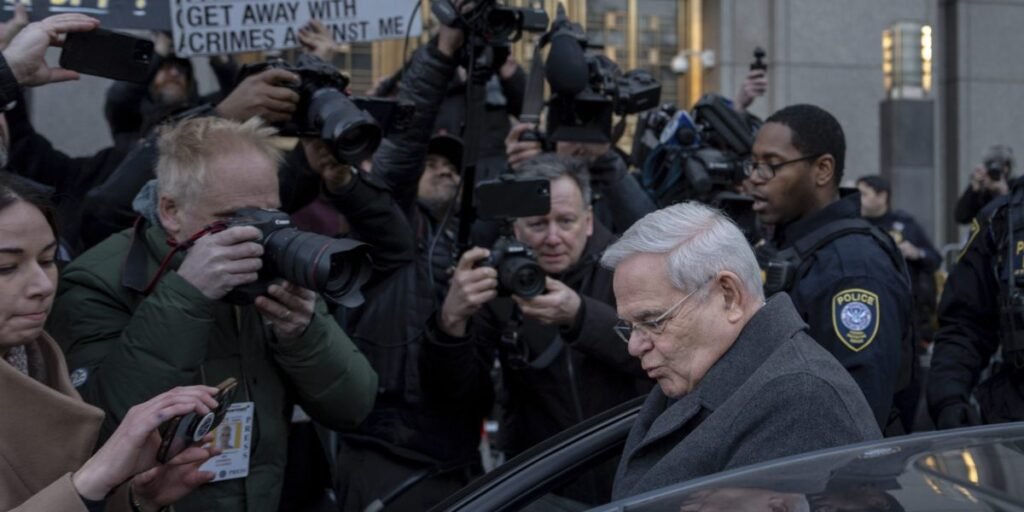 Former Sen. Bob Menendez sentenced to 11 years for taking bribes of gold bars and cash and acting as agent for Egypt