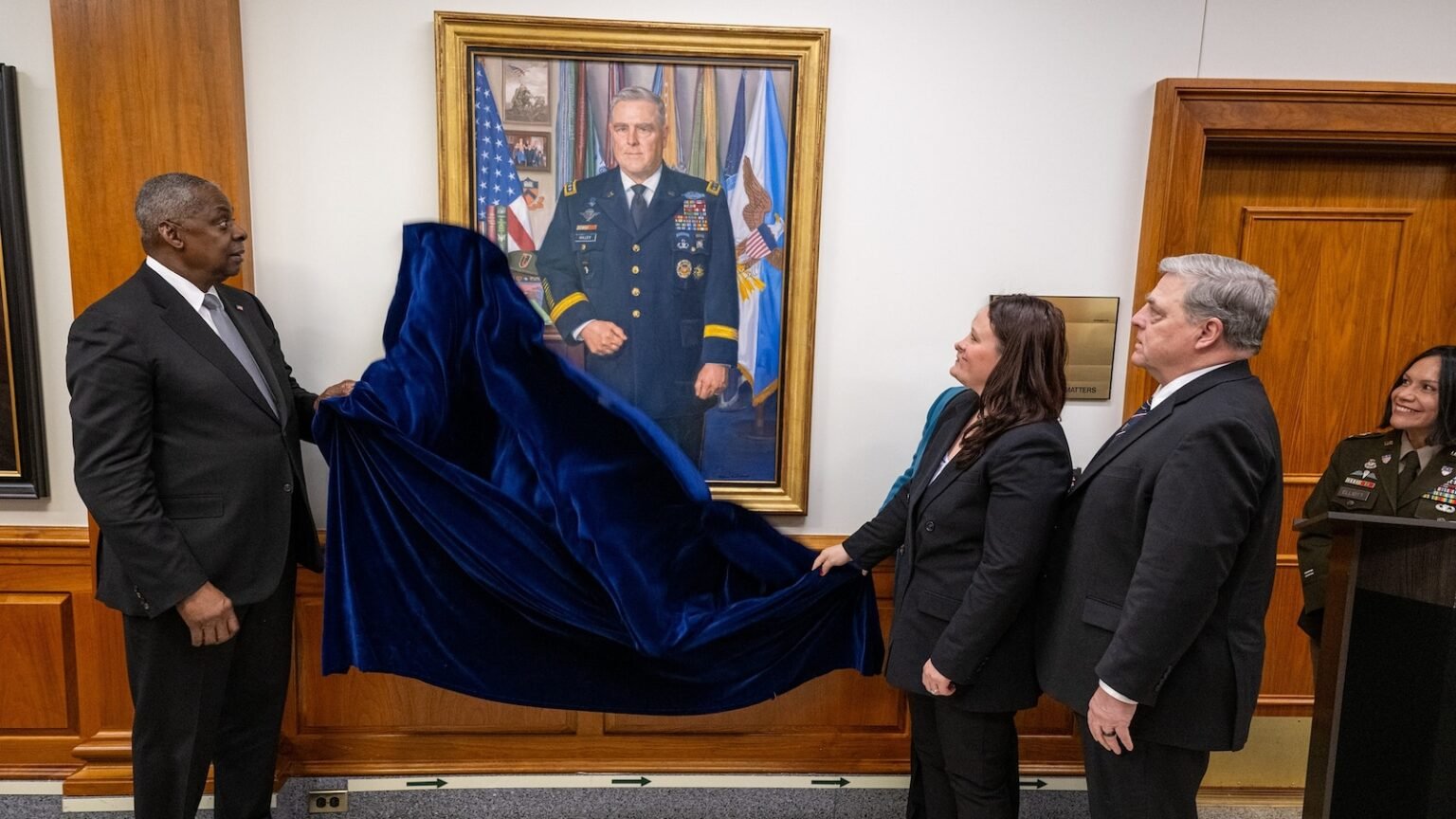 Mark Milley’s portrait removed from Pentagon hall