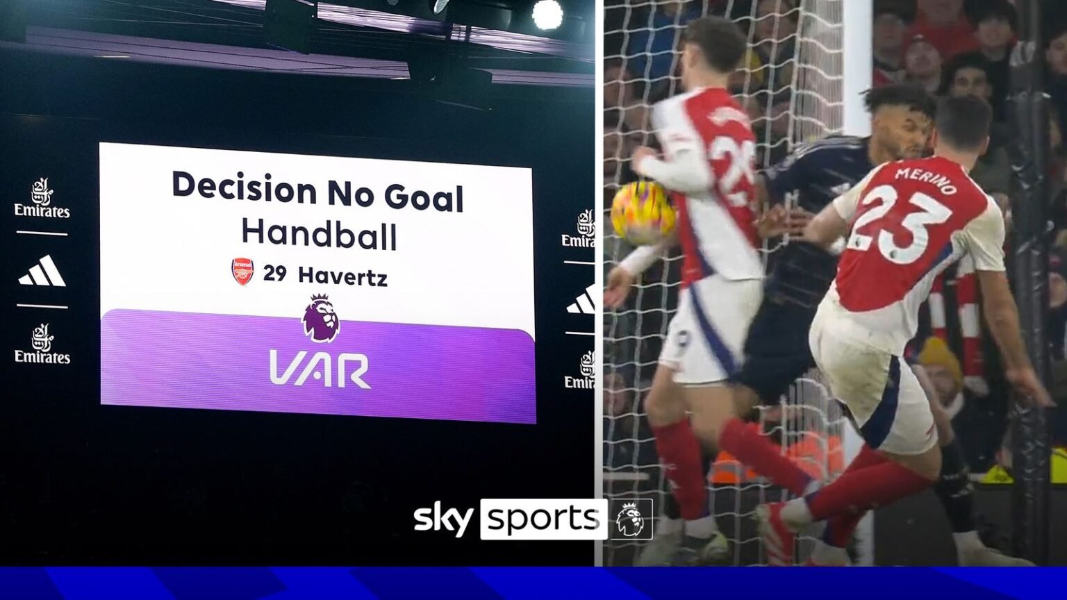 Defining moment in title race? VAR cancels out late Arsenal winner for handball