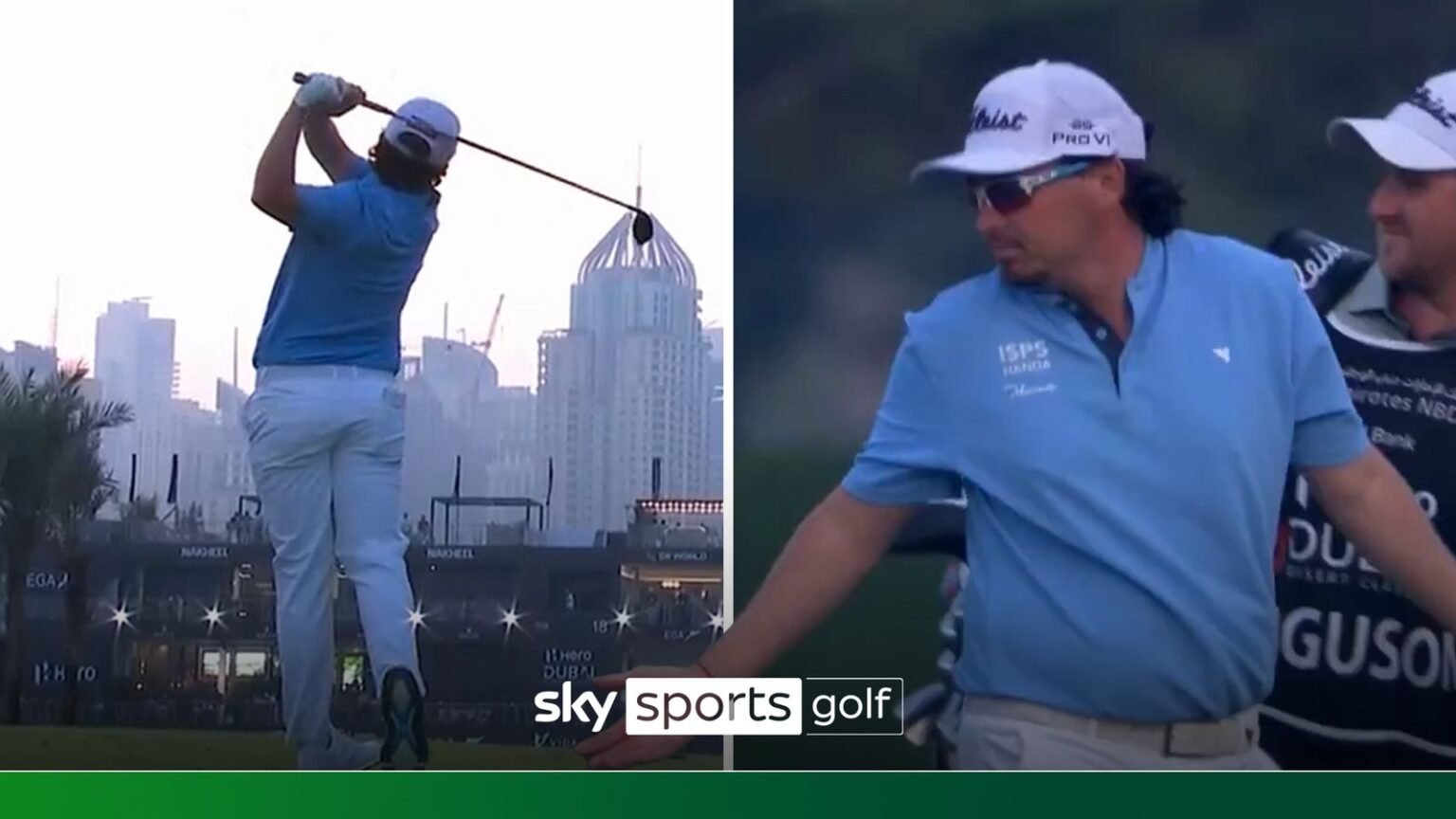 'What happened there?!' | Incredibly lucky shot sets up eagle for solo lead!