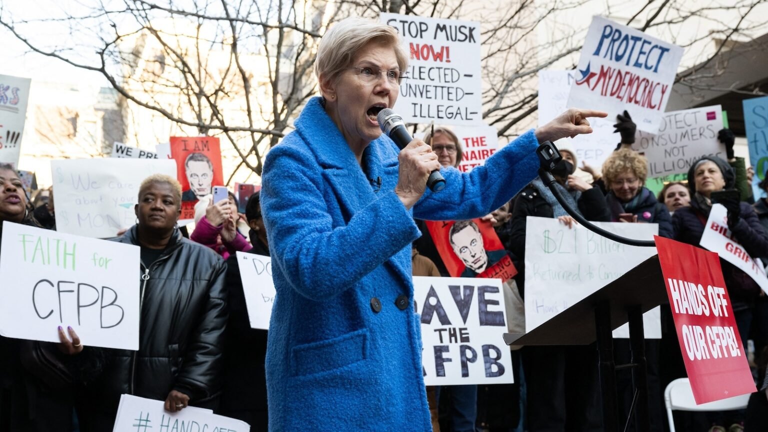 Democrats vow to fight shutdown of consumer watchdog agency