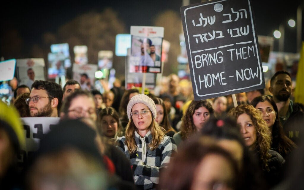 Hostage families call for all-in-one release after 3 captives return emaciated