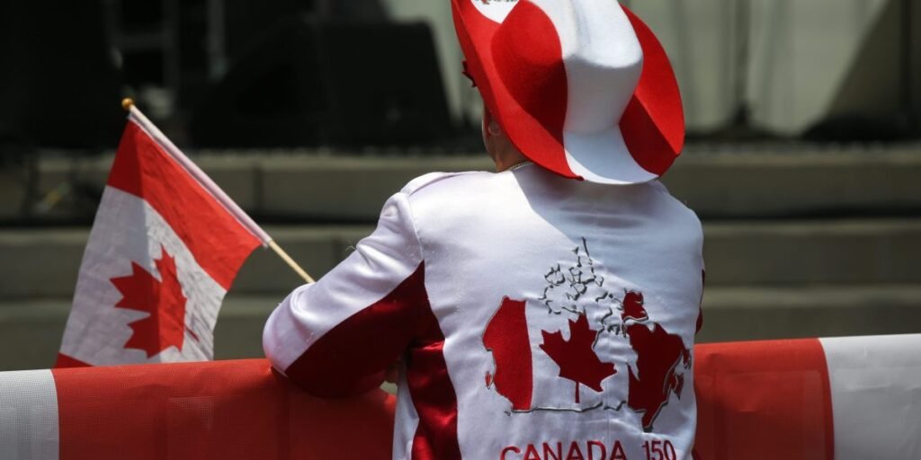 A major Canadian flag maker’s sales have doubled from a year ago as tensions mount with U.S. — ‘The more Trump talks, the more flags we sell’