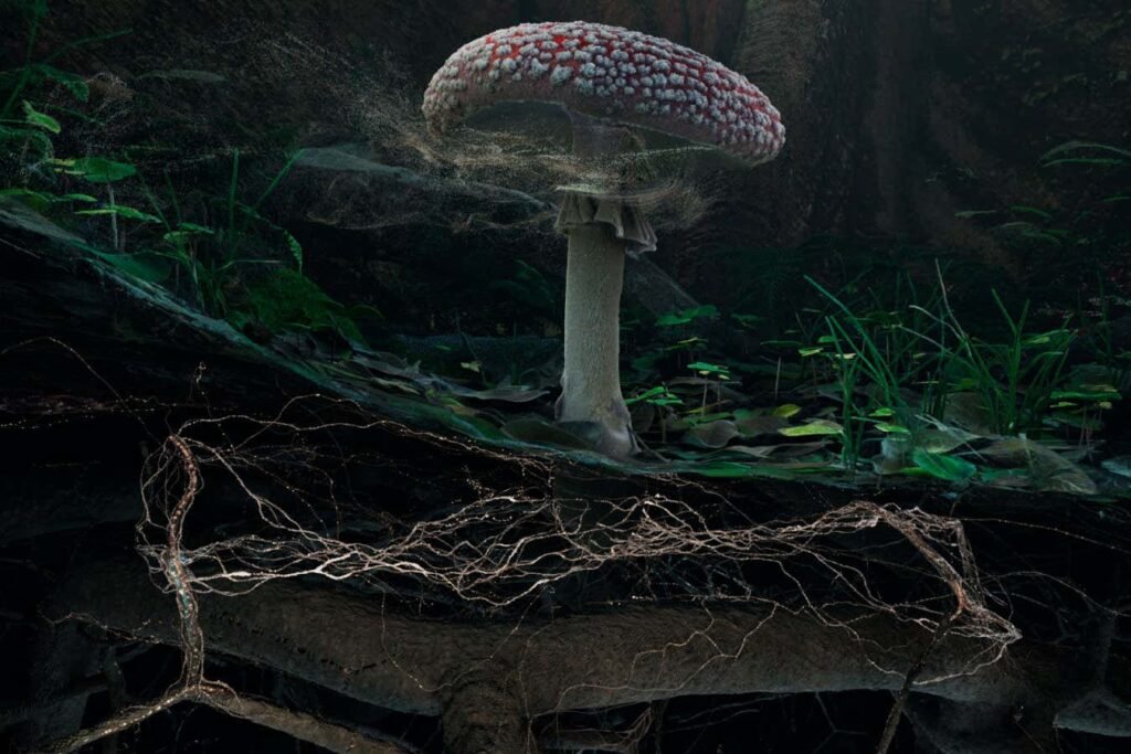 Striking artworks reveal the beauty of mushrooms and other soil life
