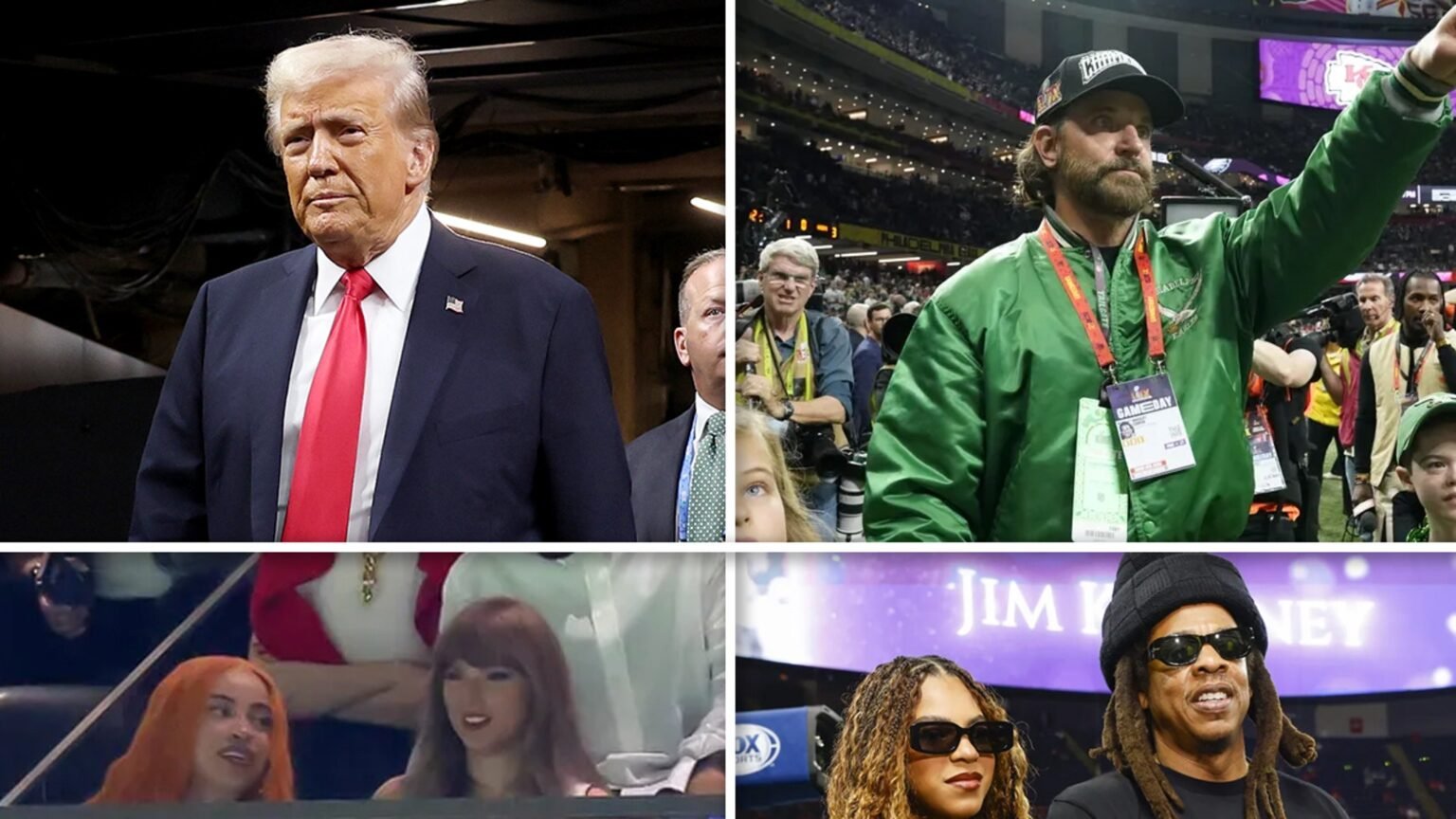 Taylor Swift, Lady Gaga, Bradley Cooper & More Celebs Pack Super Bowl LIX