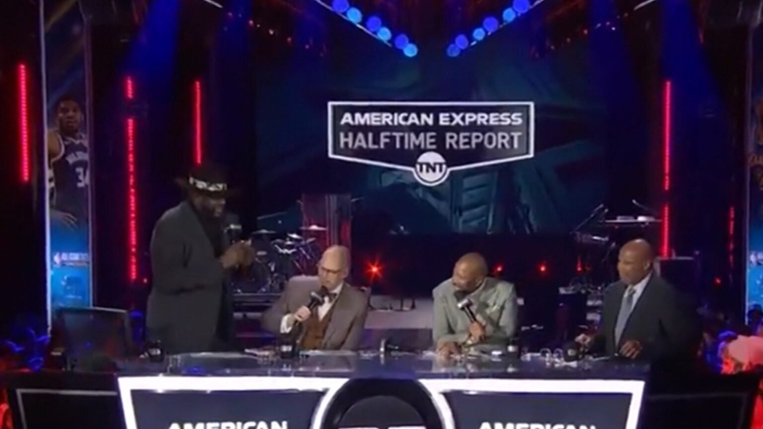 Shaq Unloads F-Bomb Live On ‘NBA On TNT,’ ‘We’re Getting Fired Anyway, Ernie!’