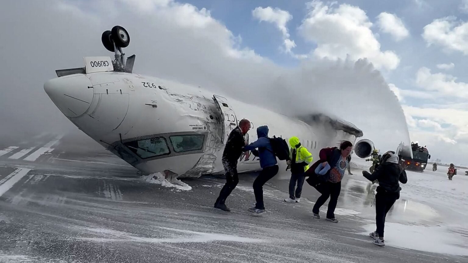 How did every passenger walk out of a fiery Delta plane crash in Toronto?