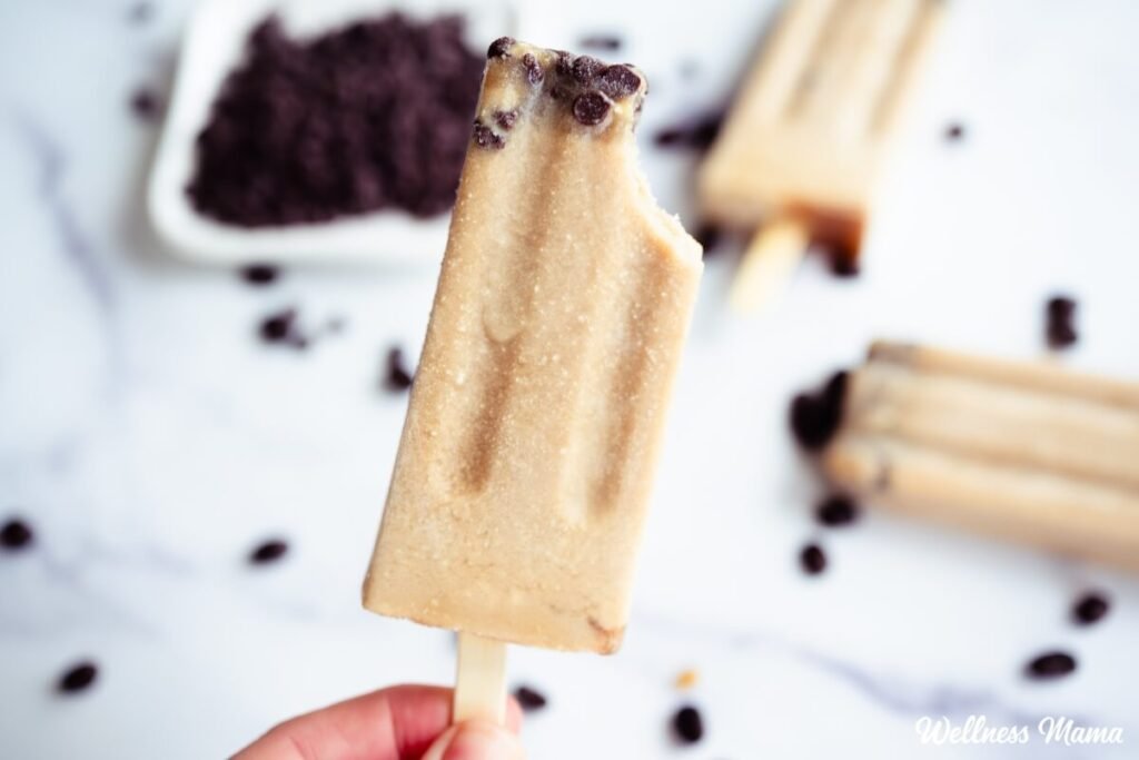 Chocolate Chip Coffee Popsicles
