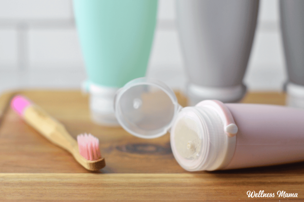 Squeezable Homemade Toothpaste