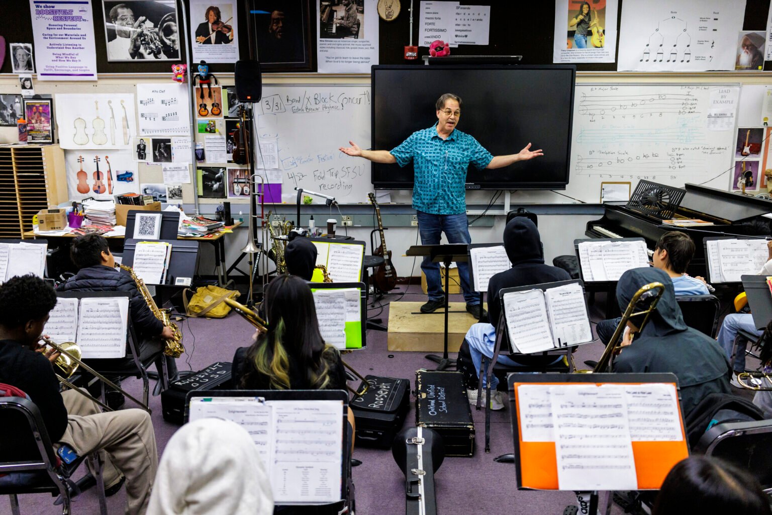 Sun Ra and Symphony in Middle School: OUSD Music Teacher Retires After Four Decades